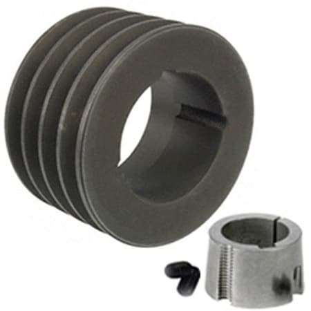 Martin Transmission Pulley, 4 Grooves, 9 in. Outside Diameter, Bushed 4 5V 900 TB